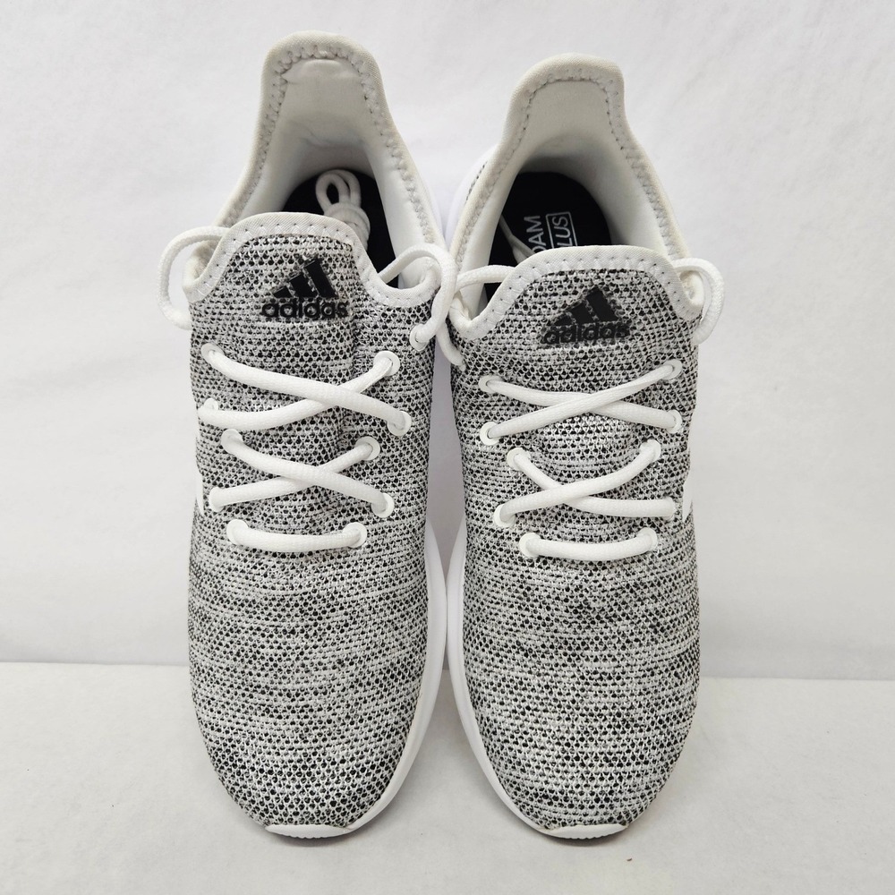 Adidas Cloudfoam Pure SPW Running Shoes IF3393 Grey White Black Women's Size 10 - Picture 6 of 10